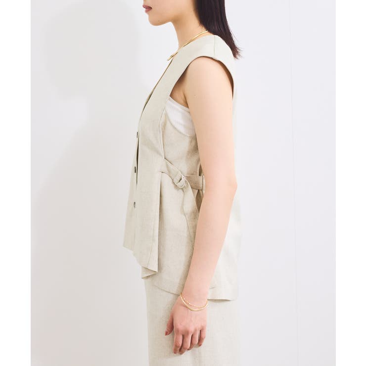 【セットアップ対応】サイドベルトフレアジレ | VIS  | 詳細画像12 