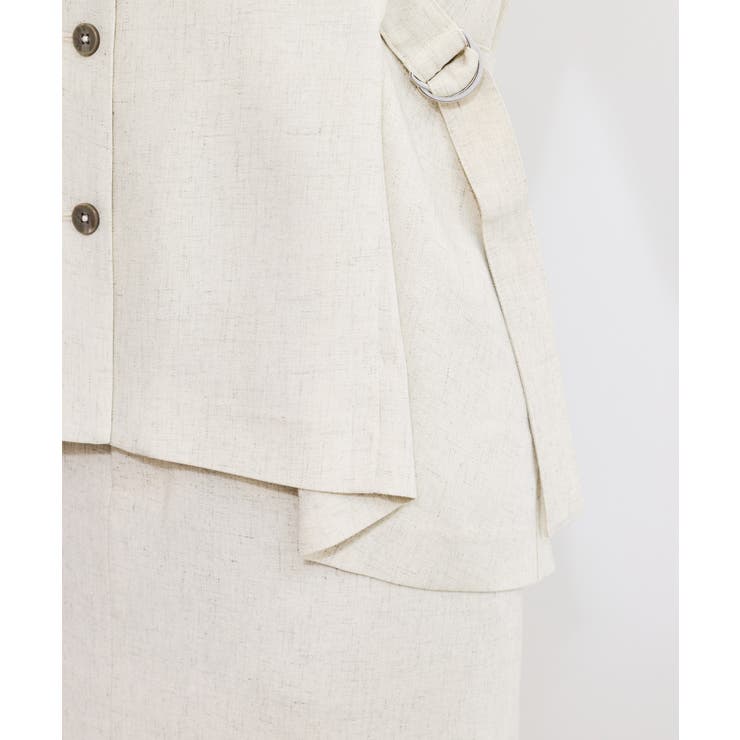 【セットアップ対応】サイドベルトフレアジレ | VIS  | 詳細画像16 