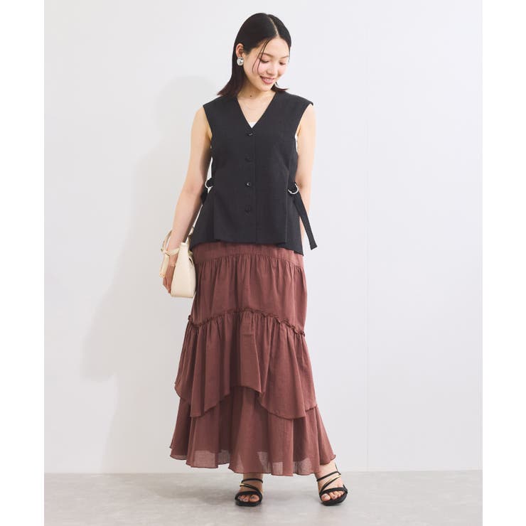 【セットアップ対応】サイドベルトフレアジレ | VIS  | 詳細画像2 