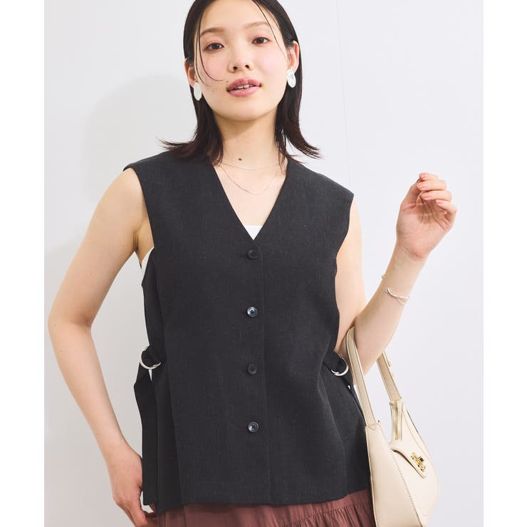 【セットアップ対応】サイドベルトフレアジレ | VIS  | 詳細画像4 