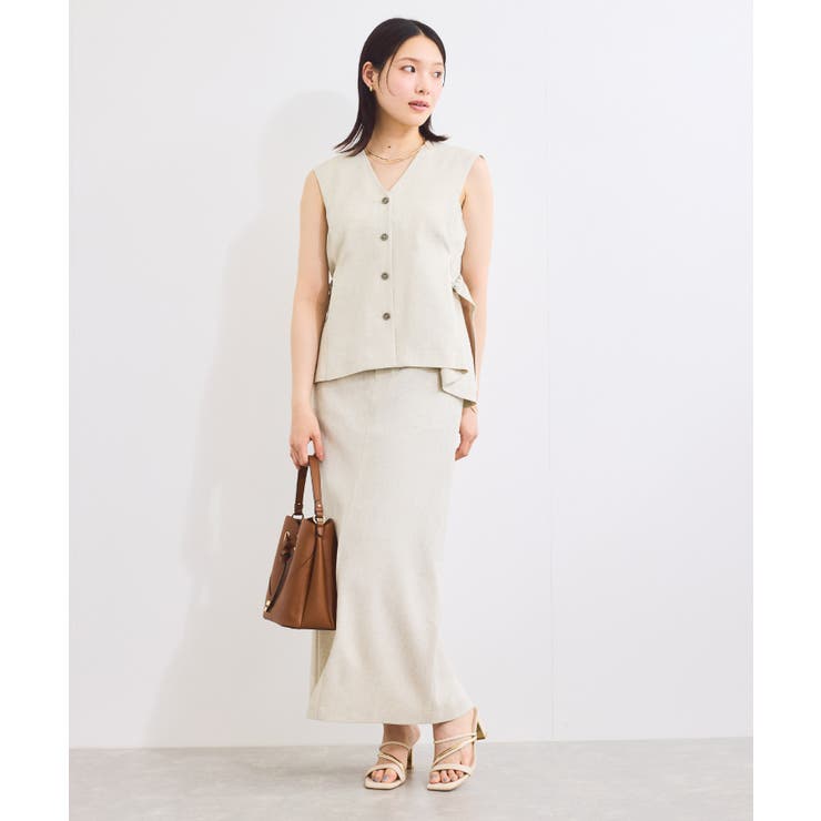 【セットアップ対応】サイドベルトフレアジレ | VIS  | 詳細画像6 