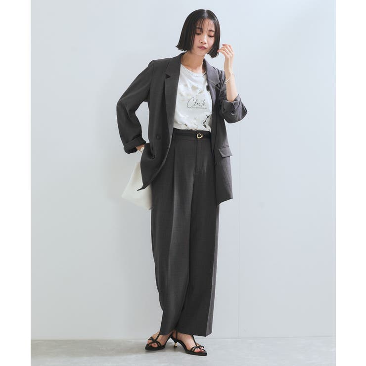 【美easy】リラックスジャケット【接触冷感/洗える】【セットアップ対応】 | VIS  | 詳細画像2 