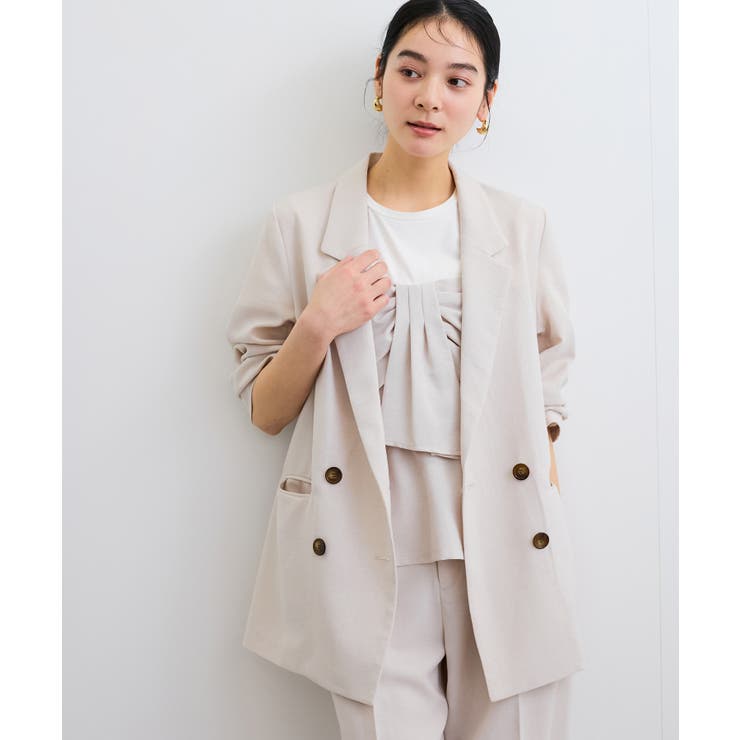 【美easy】リラックスジャケット【接触冷感/洗える】【セットアップ対応】 | VIS  | 詳細画像22 