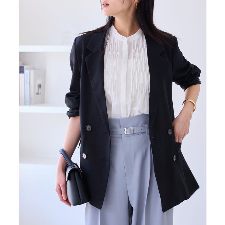 【美easy】リラックスジャケット【接触冷感/洗える】【セットアップ対応】 | VIS  | 詳細画像23 