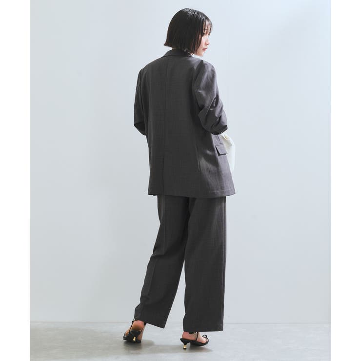 【美easy】リラックスジャケット【接触冷感/洗える】【セットアップ対応】 | VIS  | 詳細画像3 