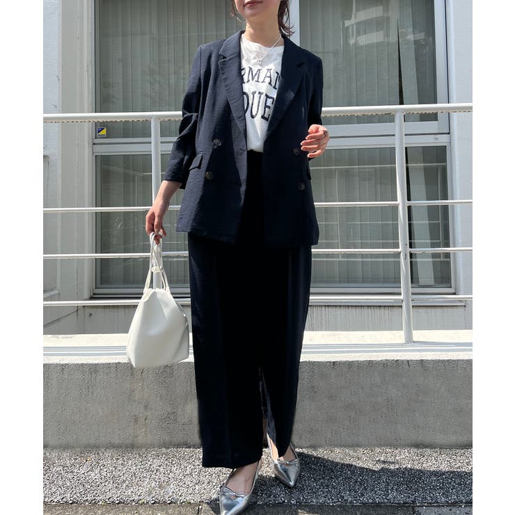 【美easy】リラックスジャケット【接触冷感/洗える】【セットアップ対応】 | VIS  | 詳細画像46 