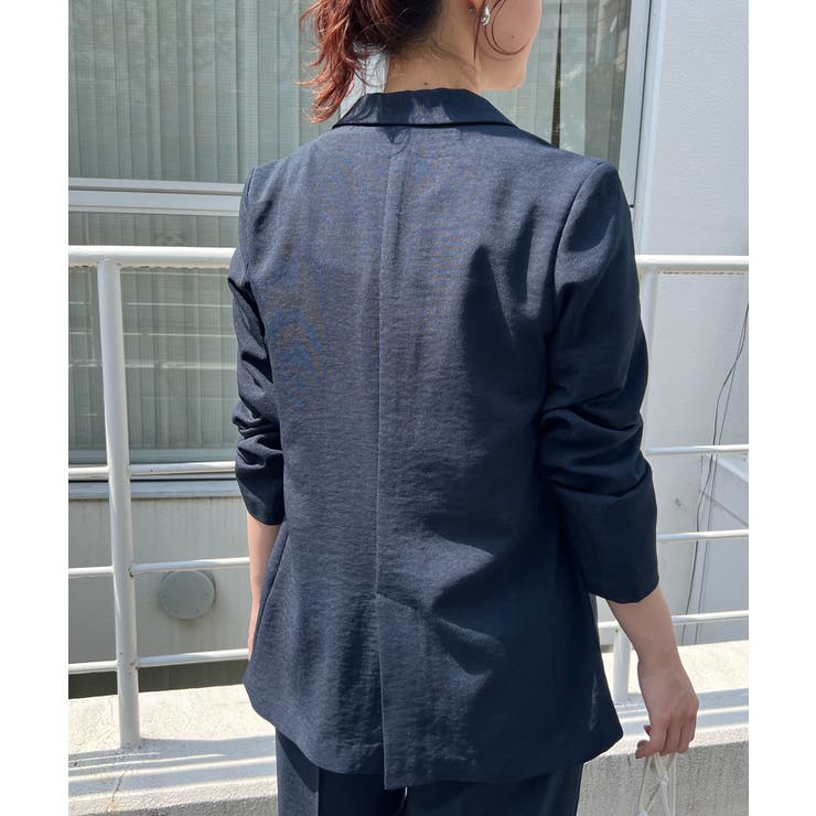 【美easy】リラックスジャケット【接触冷感/洗える】【セットアップ対応】 | VIS  | 詳細画像48 