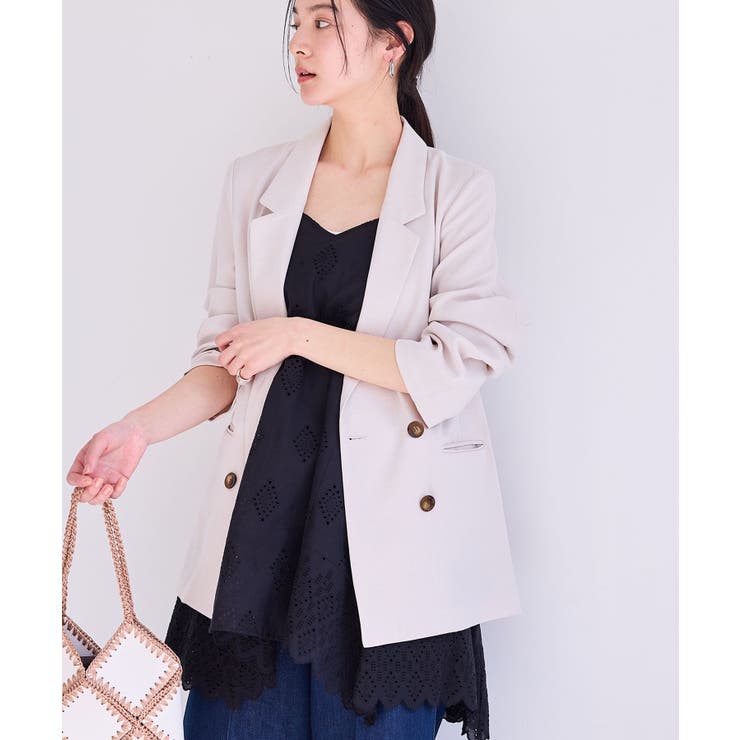 キナリ(16) | 【美easy】リラックスジャケット【接触冷感/洗える】【セットアップ対応】 | VIS 