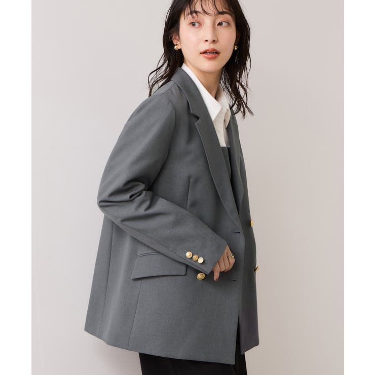 【美easy】コンフォート金ボタンジャケット イージーケア UVケア | VIS  | 詳細画像13 