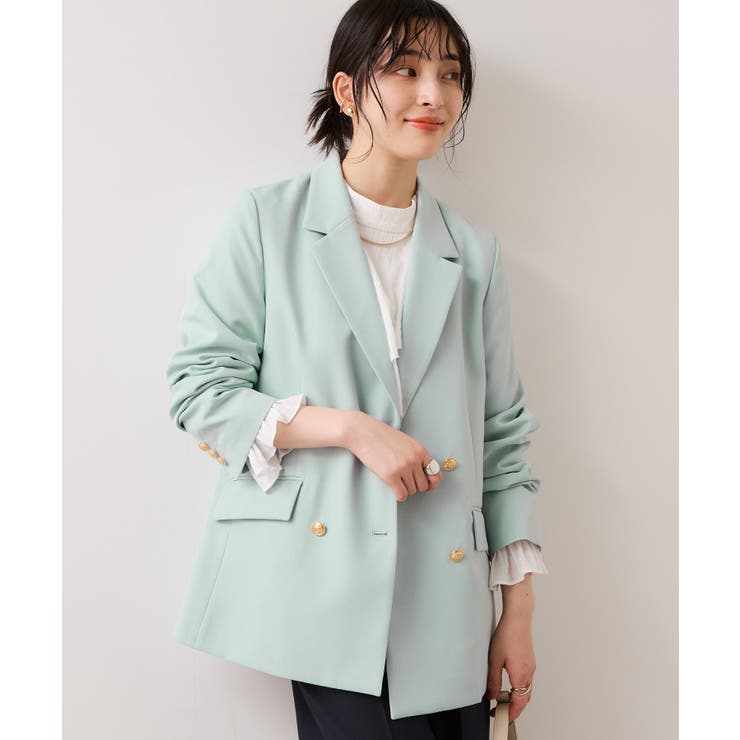 【美easy】コンフォート金ボタンジャケット イージーケア UVケア | VIS  | 詳細画像21 