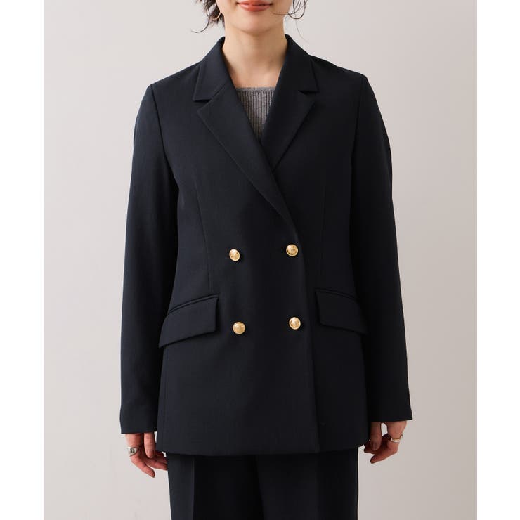 【美easy】コンフォート金ボタンジャケット イージーケア UVケア | VIS  | 詳細画像32 