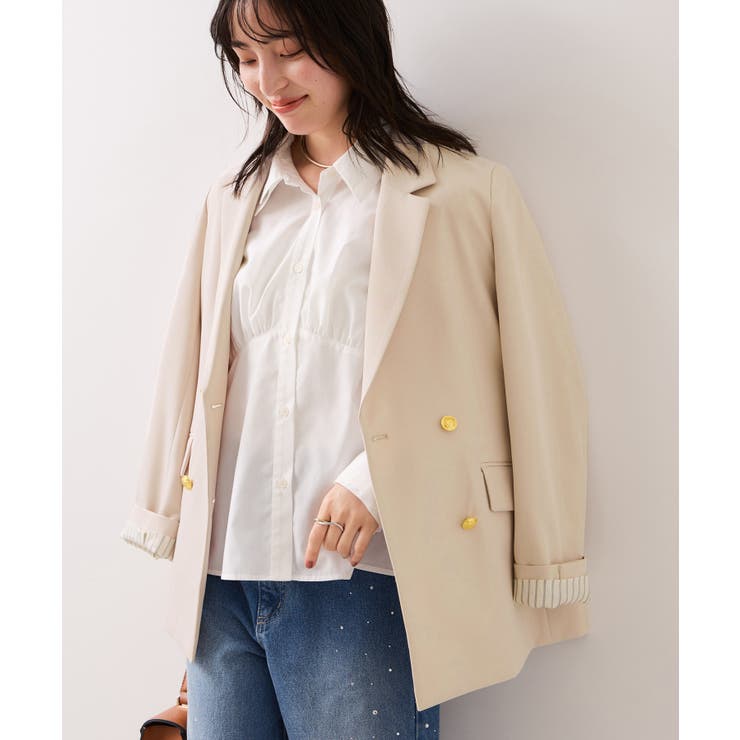 【美easy】コンフォート金ボタンジャケット イージーケア UVケア | VIS  | 詳細画像5 