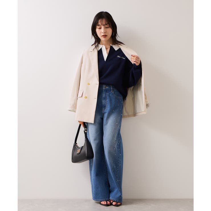 【美easy】コンフォート金ボタンジャケット イージーケア UVケア | VIS  | 詳細画像6 