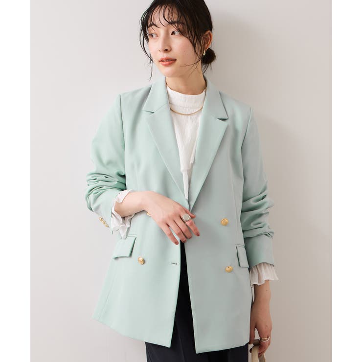 ライトグリン(33) | 【美easy】コンフォート金ボタンジャケット イージーケア UVケア | VIS 