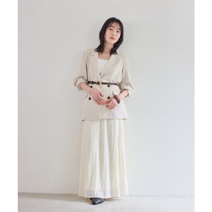 美easyリネンライクテーラードジャケット イージーケア 接触冷感 | VIS  | 詳細画像10 