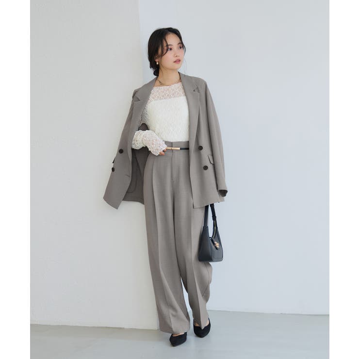 美easyリネンライクテーラードジャケット イージーケア 接触冷感 | VIS  | 詳細画像2 