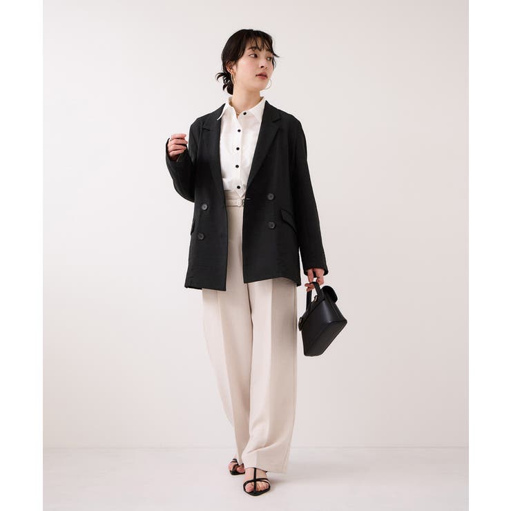 美easyリネンライクテーラードジャケット イージーケア 接触冷感 | VIS  | 詳細画像22 