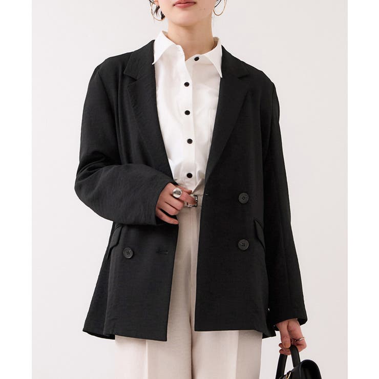 美easyリネンライクテーラードジャケット イージーケア 接触冷感 | VIS  | 詳細画像23 