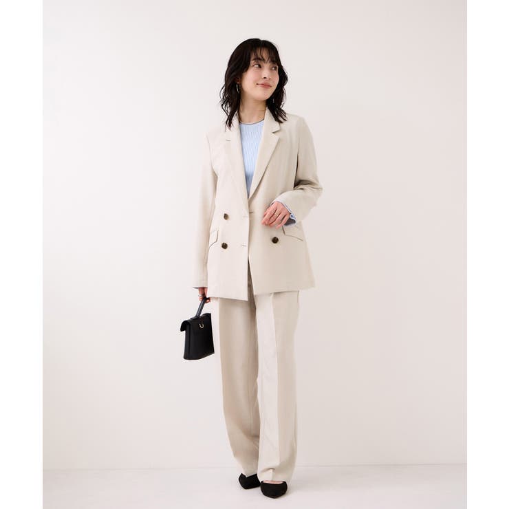 美easyリネンライクテーラードジャケット イージーケア 接触冷感 | VIS  | 詳細画像27 