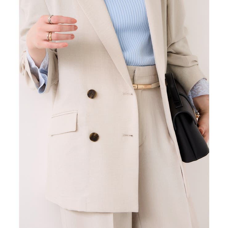 美easyリネンライクテーラードジャケット イージーケア 接触冷感 | VIS  | 詳細画像29 