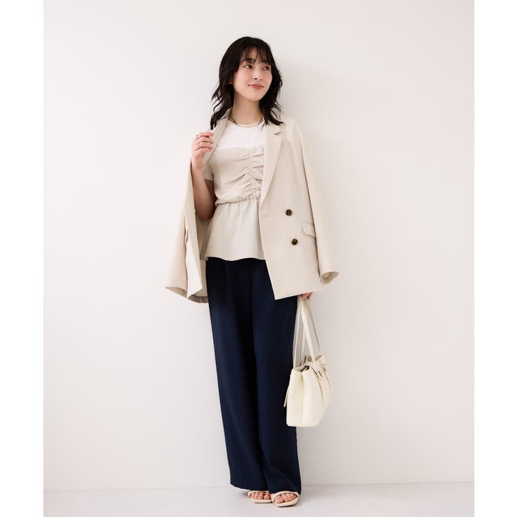 美easyリネンライクテーラードジャケット イージーケア 接触冷感 | VIS  | 詳細画像30 