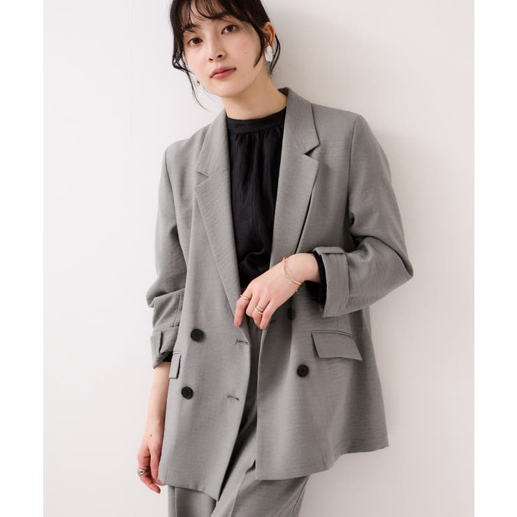 美easyリネンライクテーラードジャケット イージーケア 接触冷感 | VIS  | 詳細画像33 