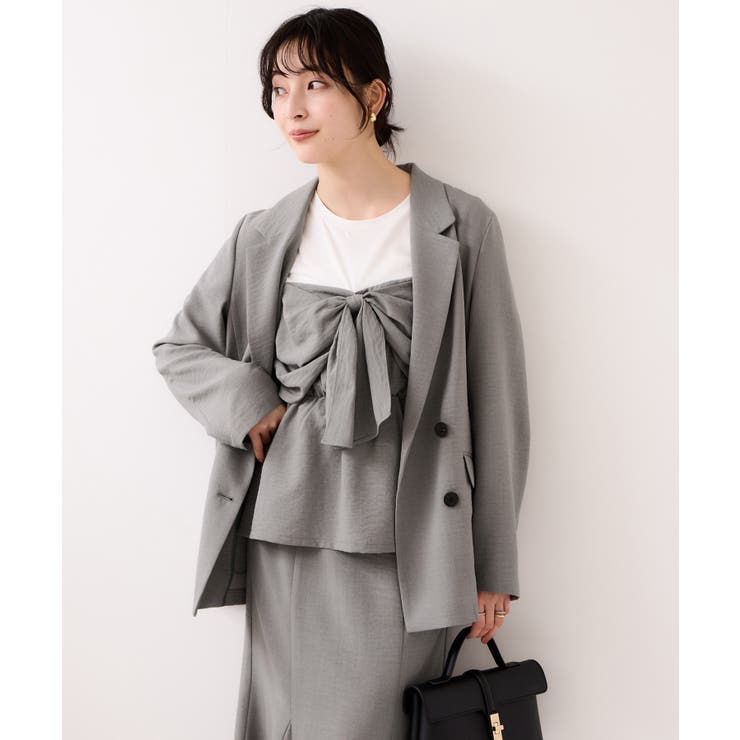 美easyリネンライクテーラードジャケット イージーケア 接触冷感 | VIS  | 詳細画像37 