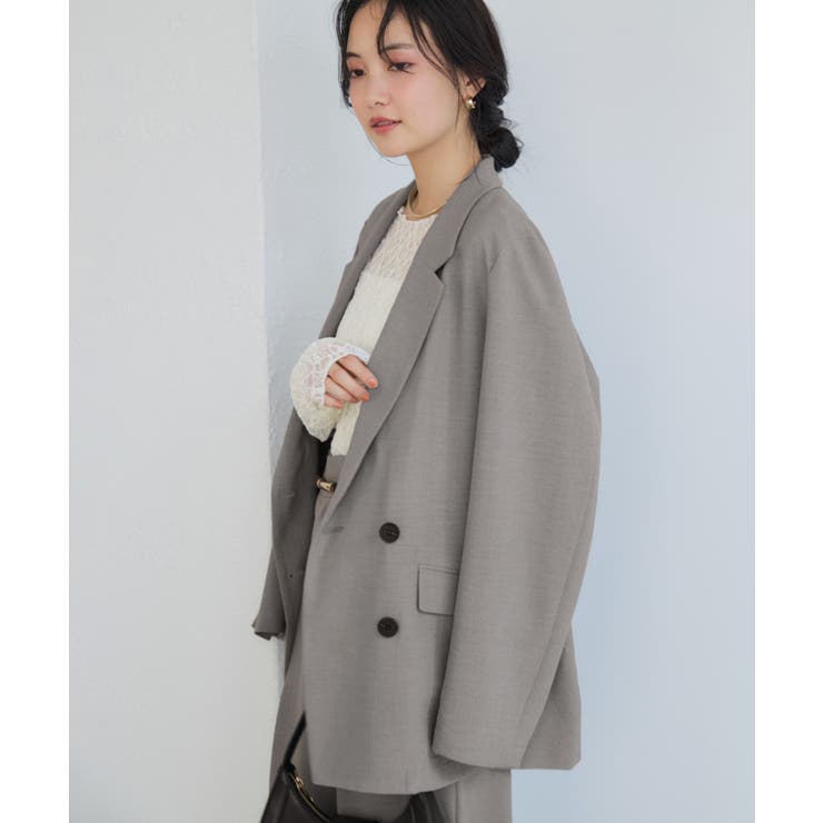 美easyリネンライクテーラードジャケット イージーケア 接触冷感 | VIS  | 詳細画像4 