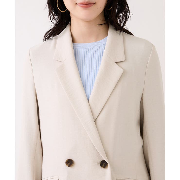 美easyリネンライクテーラードジャケット イージーケア 接触冷感 | VIS  | 詳細画像41 