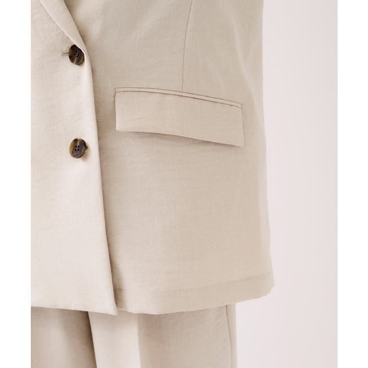 美easyリネンライクテーラードジャケット イージーケア 接触冷感 | VIS  | 詳細画像43 