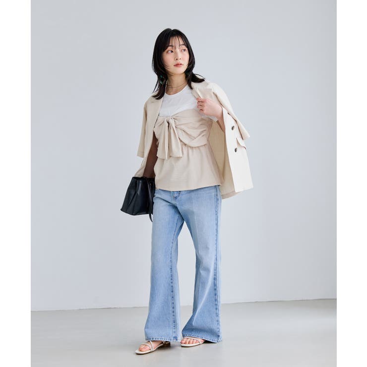 美easyリネンライクハーフスリーブダブルジャケット イージーケア 接触冷感 | VIS  | 詳細画像20 