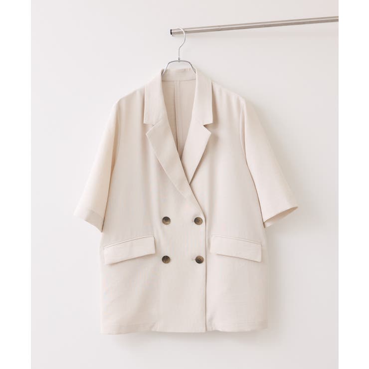 美easyリネンライクハーフスリーブダブルジャケット イージーケア 接触冷感 | VIS  | 詳細画像36 