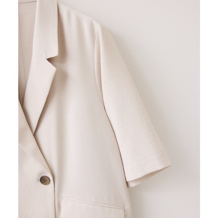 美easyリネンライクハーフスリーブダブルジャケット イージーケア 接触冷感 | VIS  | 詳細画像39 