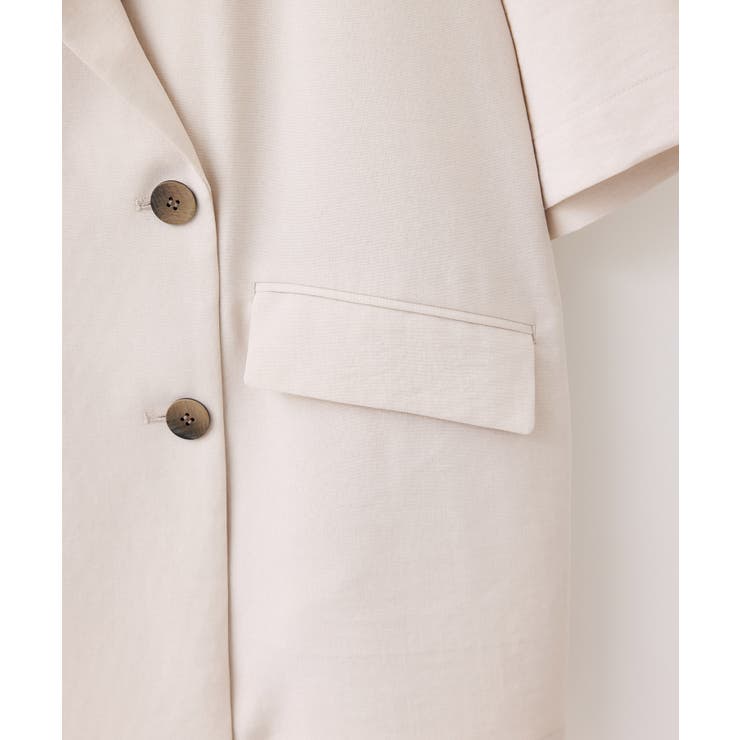 美easyリネンライクハーフスリーブダブルジャケット イージーケア 接触冷感 | VIS  | 詳細画像40 