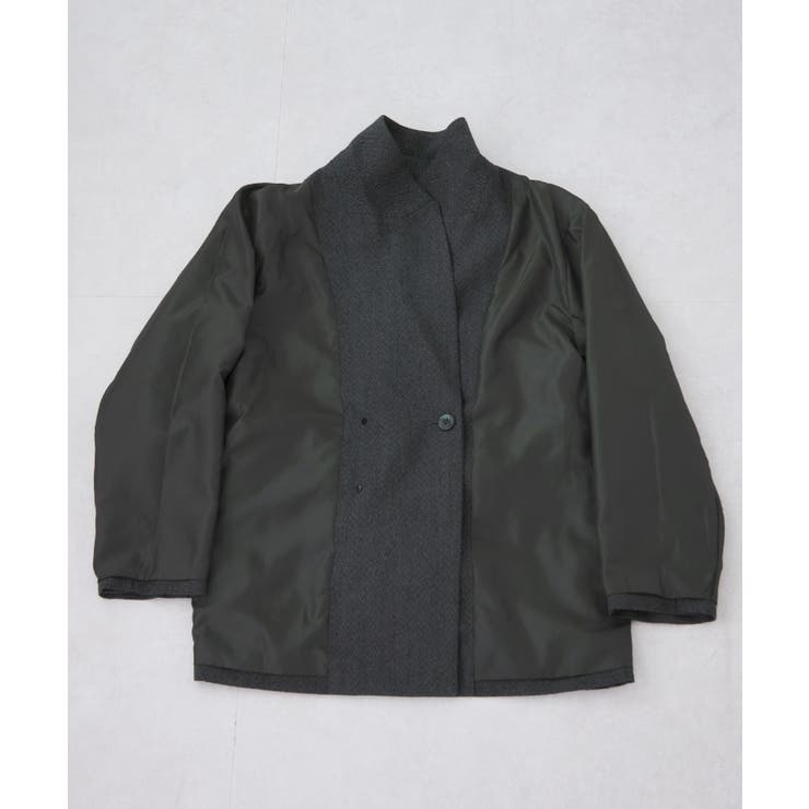 ヘリンボーンツイードベルテッドジャケット/セットアップ対応 | VIS  | 詳細画像29 