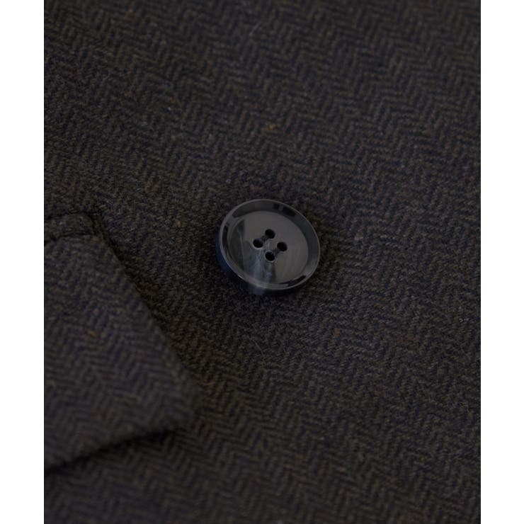 ヘリンボーンツイードベルテッドジャケット/セットアップ対応 | VIS  | 詳細画像31 
