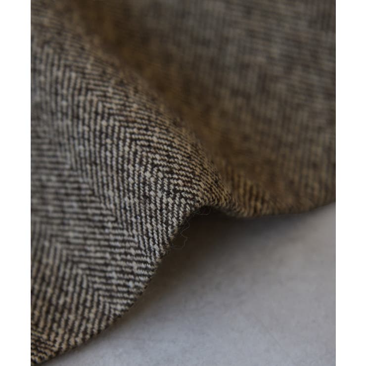 ヘリンボーンツイードベルテッドジャケット/セットアップ対応 | VIS  | 詳細画像33 