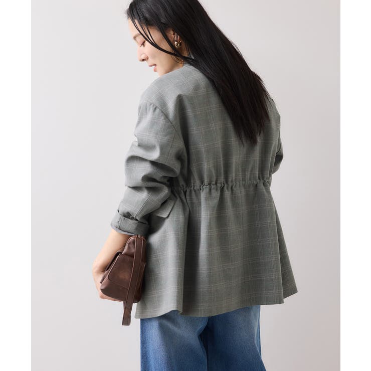 チェックアソートウエストドロストジャケット | VIS  | 詳細画像10 