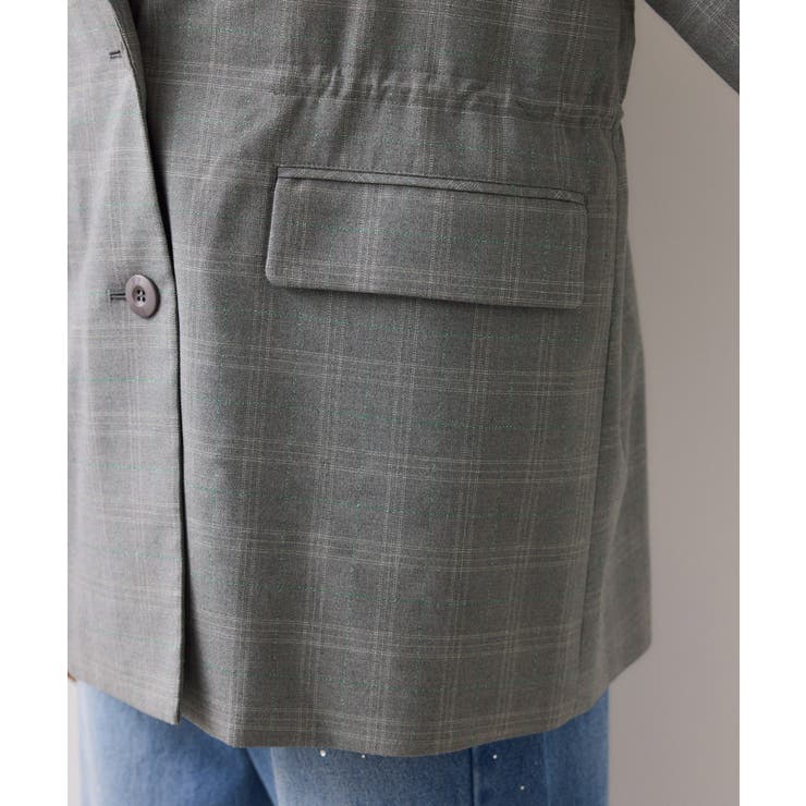 チェックアソートウエストドロストジャケット | VIS  | 詳細画像25 