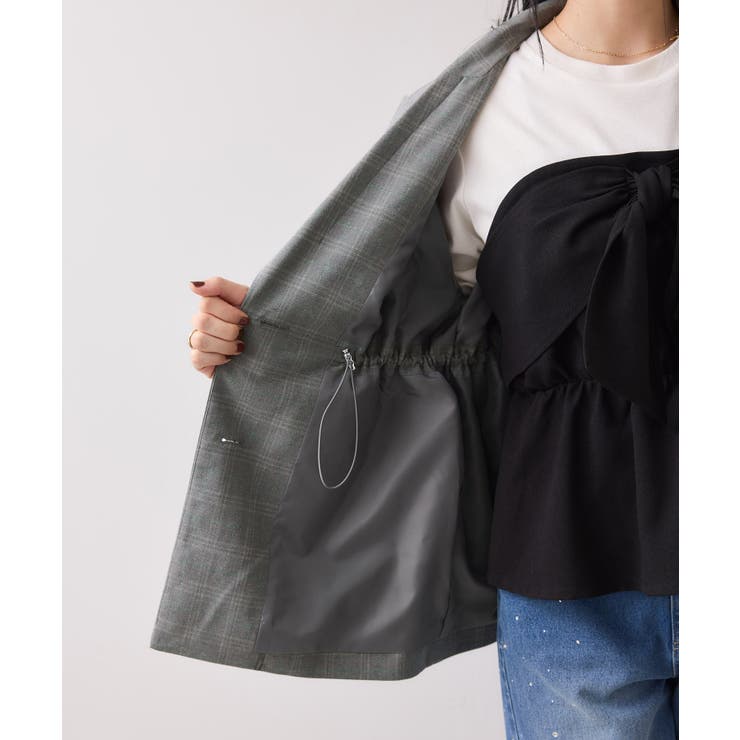 チェックアソートウエストドロストジャケット | VIS  | 詳細画像28 