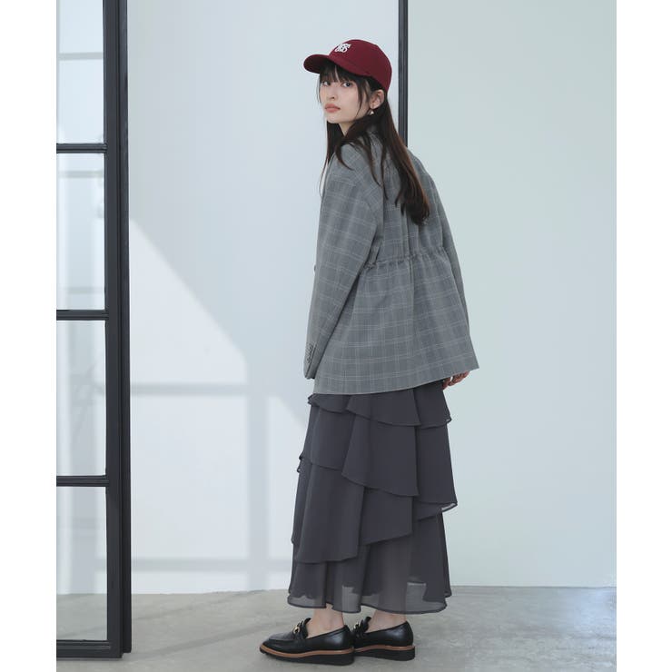 チェックアソートウエストドロストジャケット | VIS  | 詳細画像3 