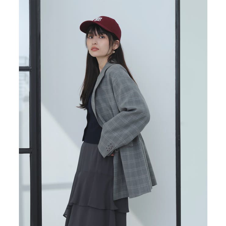 チェックアソートウエストドロストジャケット | VIS  | 詳細画像5 