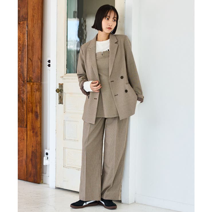 ウーリッシュダブルブレストテーラードジャケット | VIS  | 詳細画像11