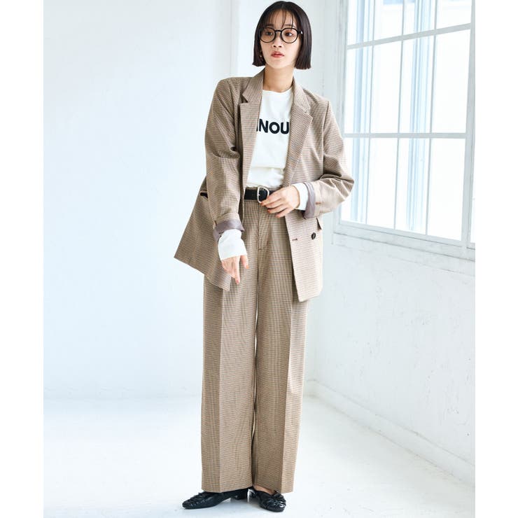 ウーリッシュダブルブレストテーラードジャケット | VIS  | 詳細画像13