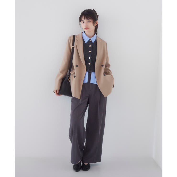 ウーリッシュダブルブレストテーラードジャケット | VIS  | 詳細画像16