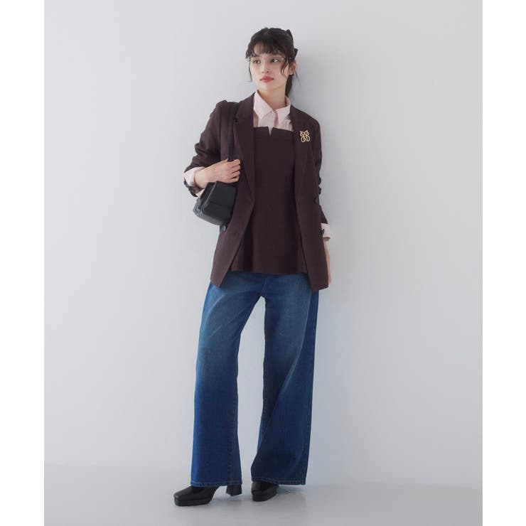 ウーリッシュダブルブレストテーラードジャケット | VIS  | 詳細画像2