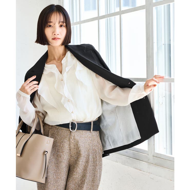 ウーリッシュダブルブレストテーラードジャケット | VIS  | 詳細画像22