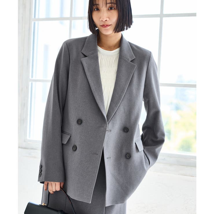 ウーリッシュダブルブレストテーラードジャケット | VIS  | 詳細画像28