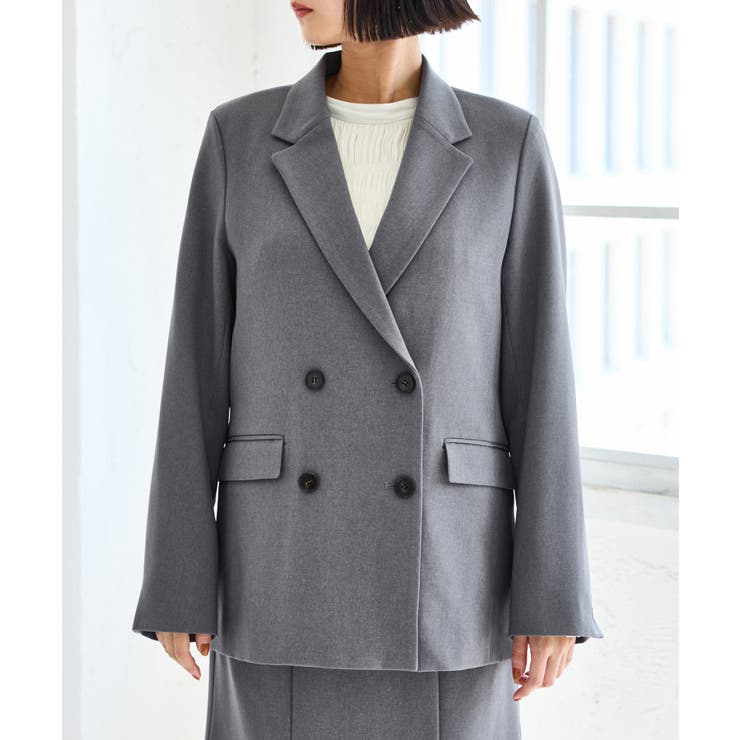 ウーリッシュダブルブレストテーラードジャケット | VIS  | 詳細画像34