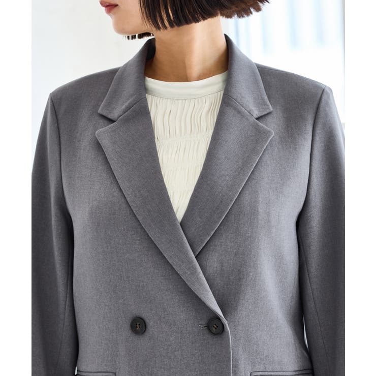 ウーリッシュダブルブレストテーラードジャケット | VIS  | 詳細画像37